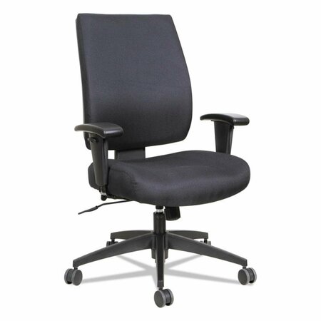 FINE-LINE AL  Wrigley Series High Performance Mid-Back Synchro-Tilt Task Chair - Black FI2957183